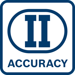  High accuracy thanks to class II accuracy