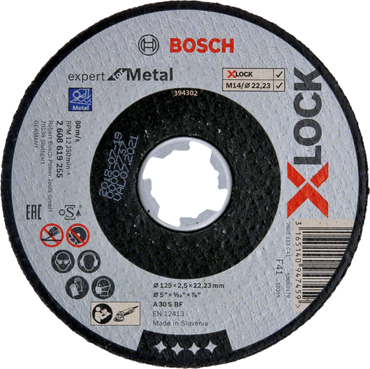 GWX X-LOCK Professional | Grinder Bosch 14-125 Angle with