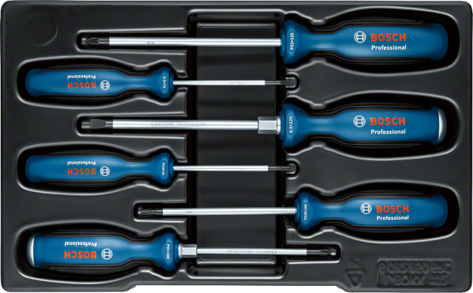 Screwdriver Set 6pc SL/PH/PZ/TX