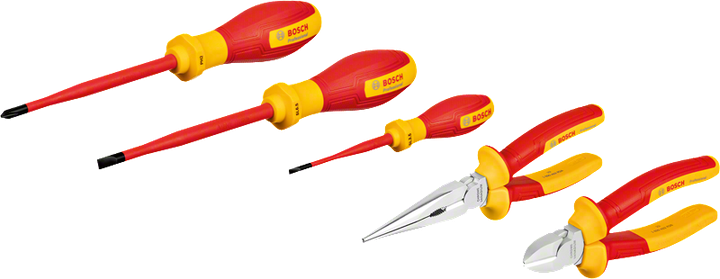 VDE Hand Tools Set mixed 5pc