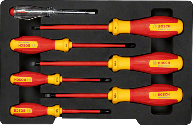 VDE Screwdriver Set SL/PH 7pc