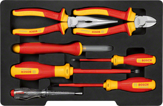 VDE Hand Tools Set mixed 7pc