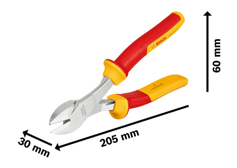 VDE High Leverage Diagonal Side Cutter 200mm