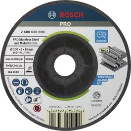 PRO Semi-Flexible Bonded Grinding Disc